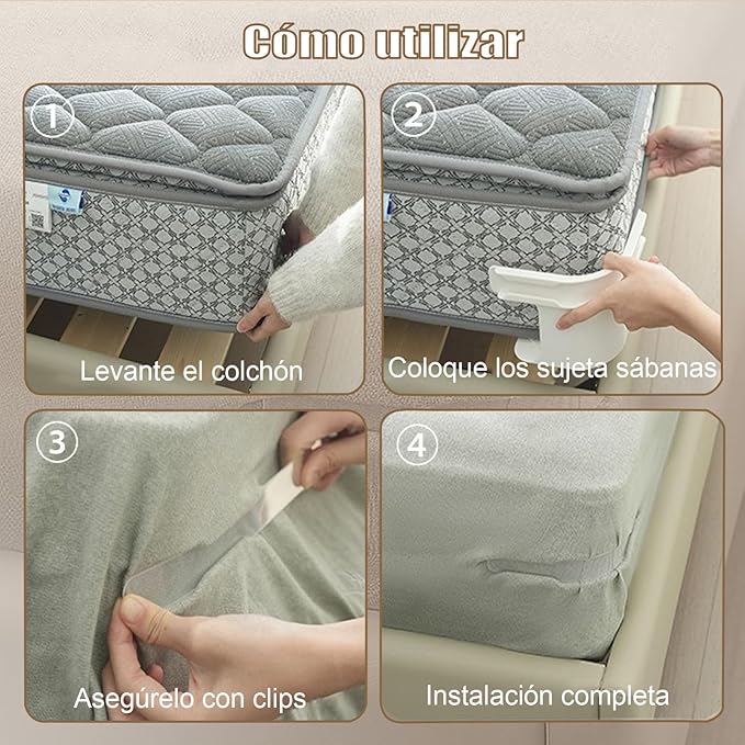 Tu cama ordenada, aunque te muevas toda la noche