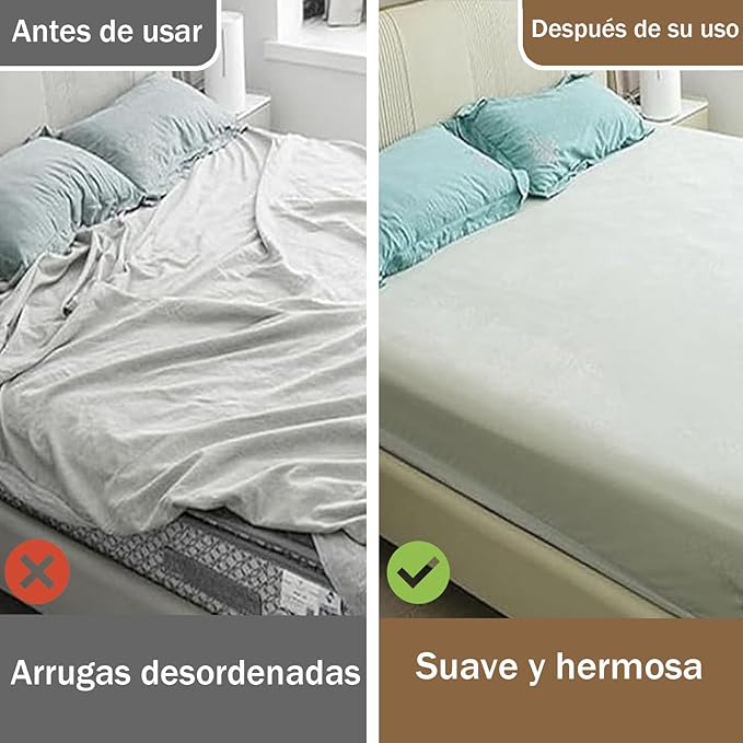 Tu cama ordenada, aunque te muevas toda la noche